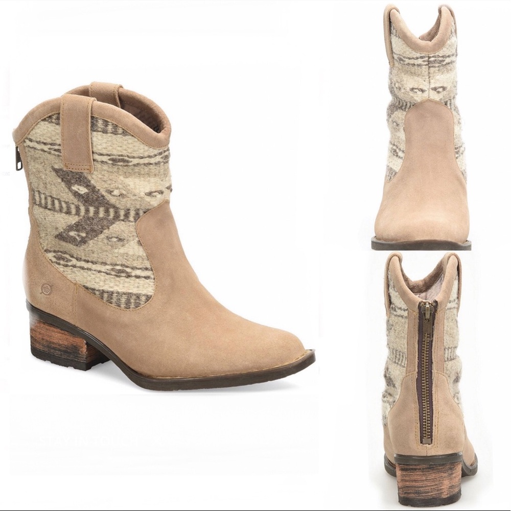 Born Wynd Heritage Western Southwest Leather Boot 10 NIB